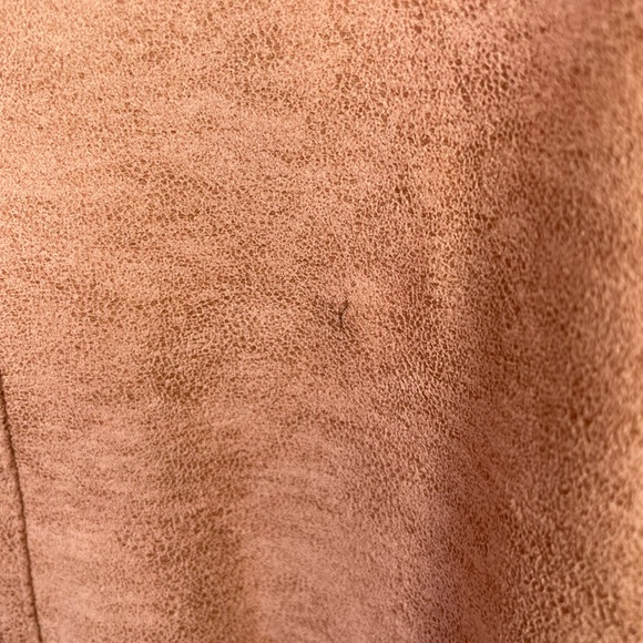 Chico’s perforated faux suede open front blazer large - Picture 11 of 11